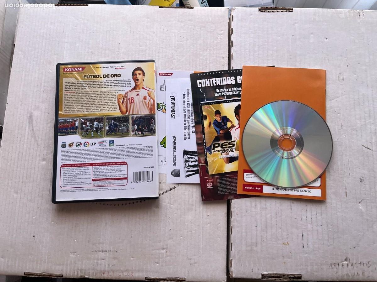 Videojuegos y consolas: PRO EVOLUTION SOCCER 2006 PES 6 - PC DVD ROM KREATEN - Foto 2
