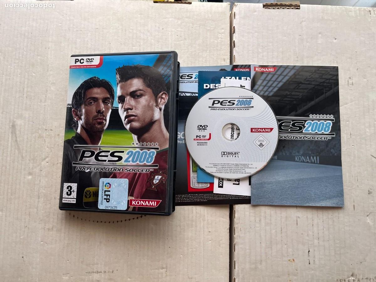 Videojuegos y consolas: PRO EVOLUTION SOCCER 2008 PES 8 - PC DVD ROM KREATEN - Foto 1
