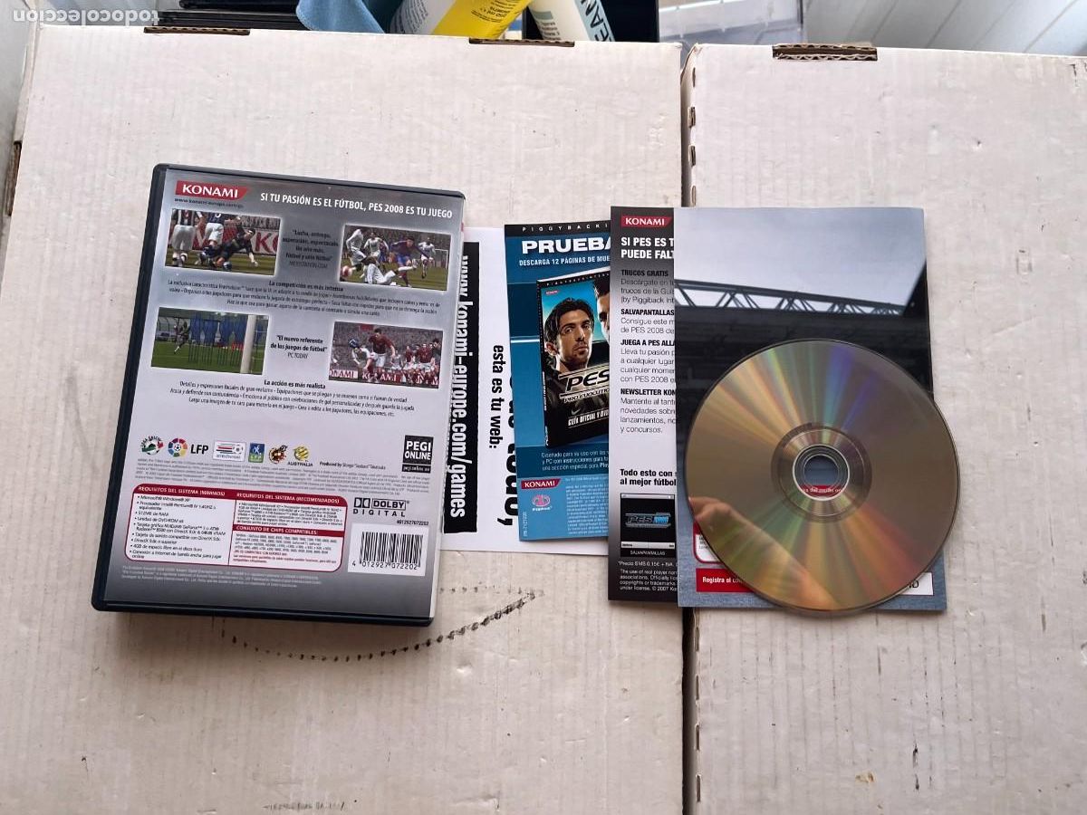 Videojuegos y consolas: PRO EVOLUTION SOCCER 2008 PES 8 - PC DVD ROM KREATEN - Foto 2