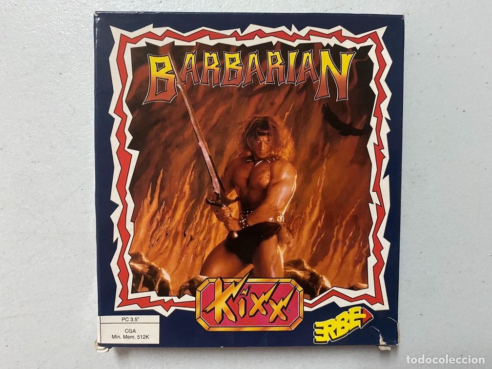 Videojuegos y consolas: BARBARIAN - PC Videojuego Caja PEQUE&Ntilde;A de cart&oacute;n