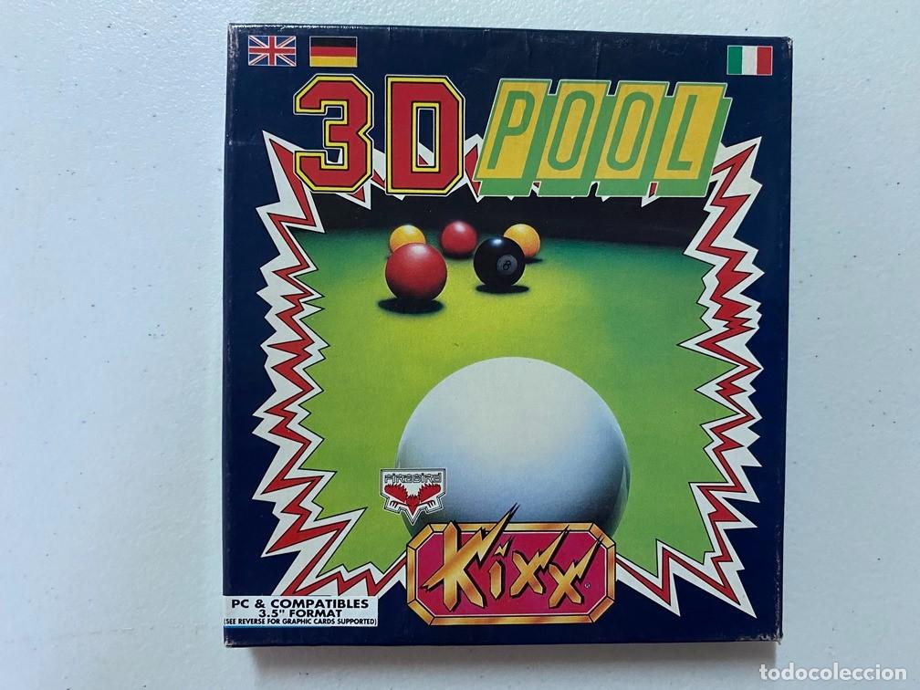 Videojuegos y consolas: 3D POOL - PC Videojuego Caja PEQUE&Ntilde;A de cart&oacute;n