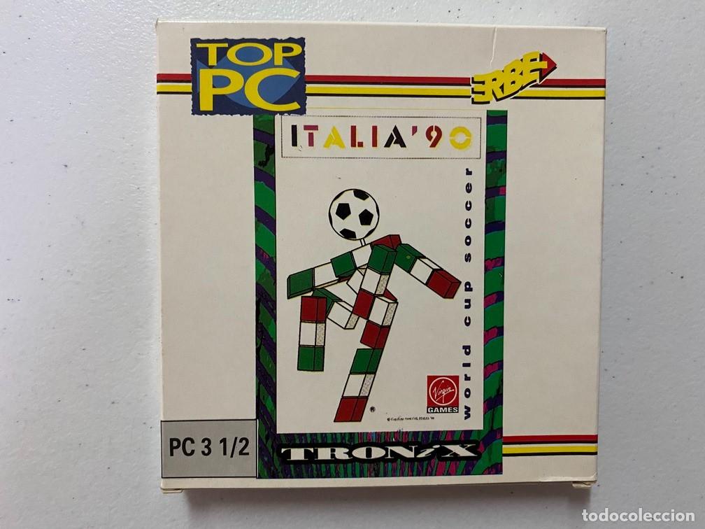 Videojuegos y consolas: ITALIA ' 90 - PC Videojuego Caja PEQUE&Ntilde;A de cart&oacute;n
