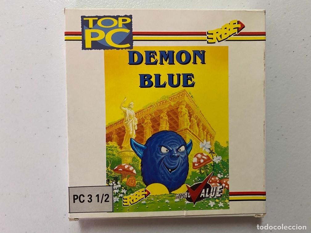 Videojuegos y consolas: DEMON BLUE - PC Videojuego Caja PEQUE&Ntilde;A de cart&oacute;n