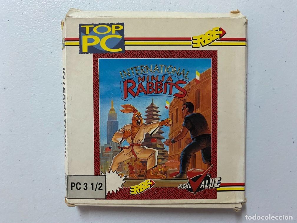 Videojuegos y consolas: INTERNATIONAL NINJA RABBITS - PC Videojuego Caja PEQUE&Ntilde;A de cart&oacute;n