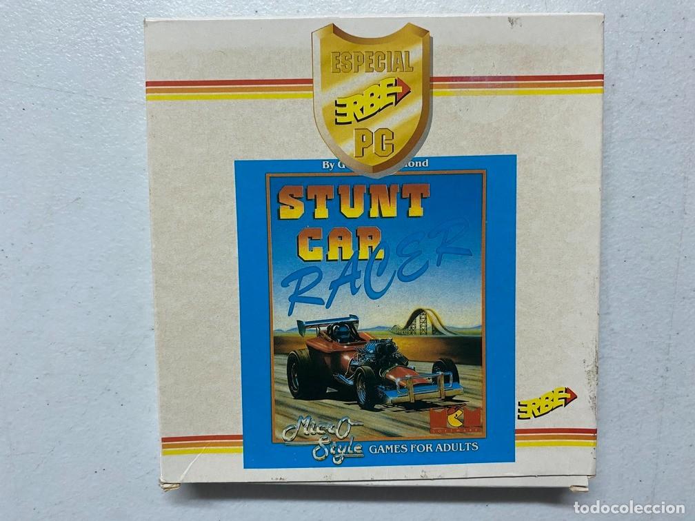 Videojuegos y consolas: STUNT CAR RACER - PC Videojuego Caja PEQUE&Ntilde;A de cart&oacute;n