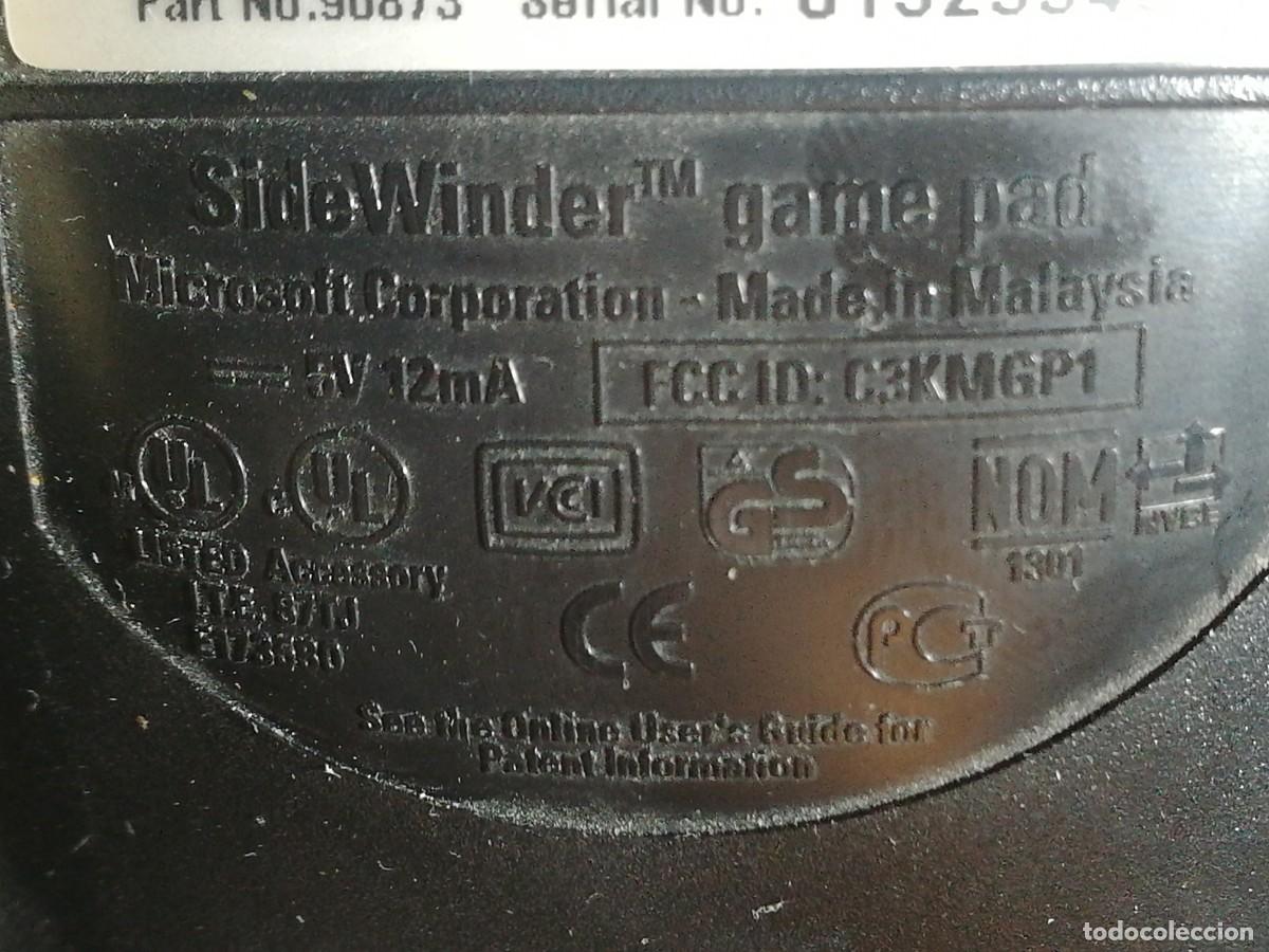 Videojuegos y consolas: Mando Microsoft SideWinder Game Pad - Foto 6
