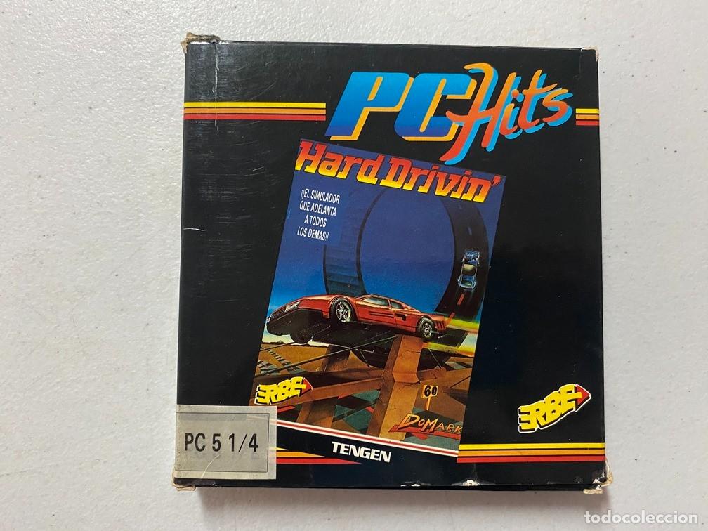 Videojuegos y consolas: HARD DRIVIN - PC Videojuego Caja PEQUE&Ntilde;A de cart&oacute;n
