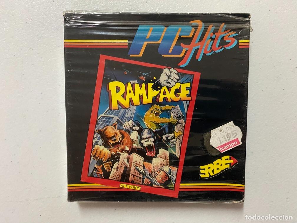 Videojuegos y consolas: RAMPAGE - PC Videojuego Caja PEQUE&Ntilde;A de cart&oacute;n