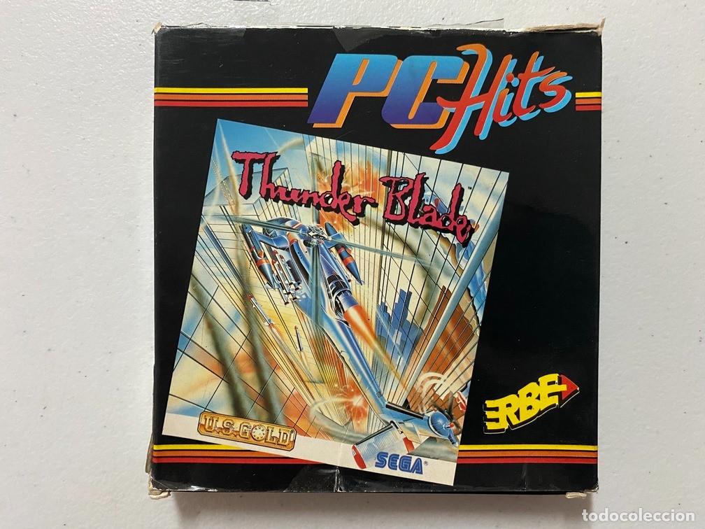 Videojuegos y consolas: THUNDER BLADE - PC Videojuego Caja PEQUE&Ntilde;A de cart&oacute;n