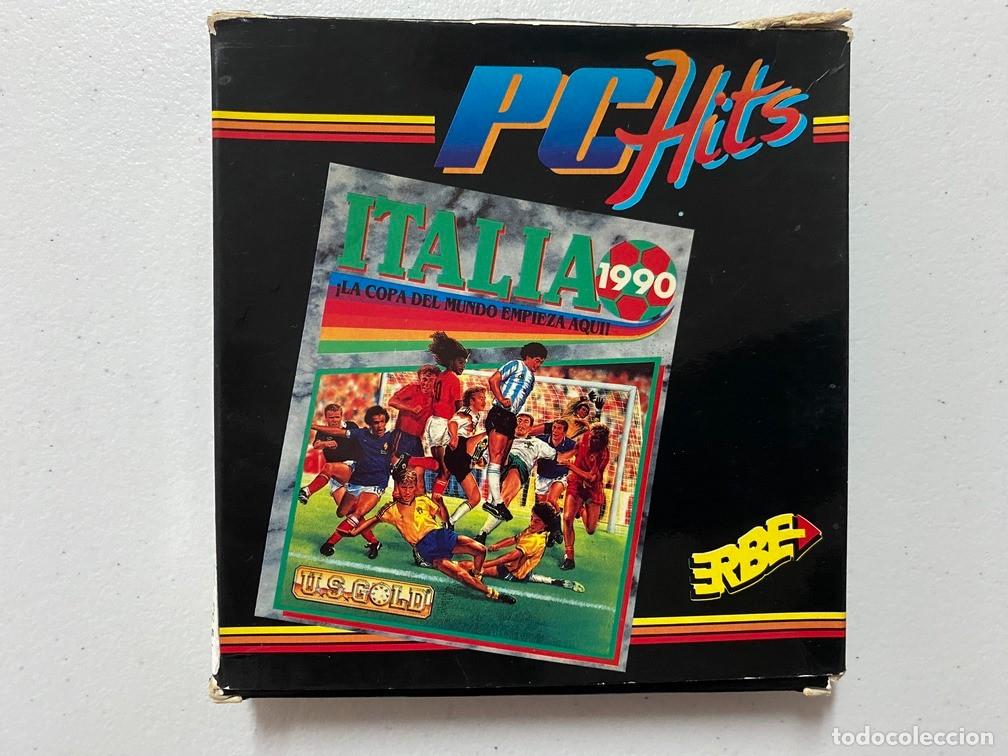 Videojuegos y consolas: ITALIA 1990 - PC Videojuego Caja PEQUE&Ntilde;A de cart&oacute;n