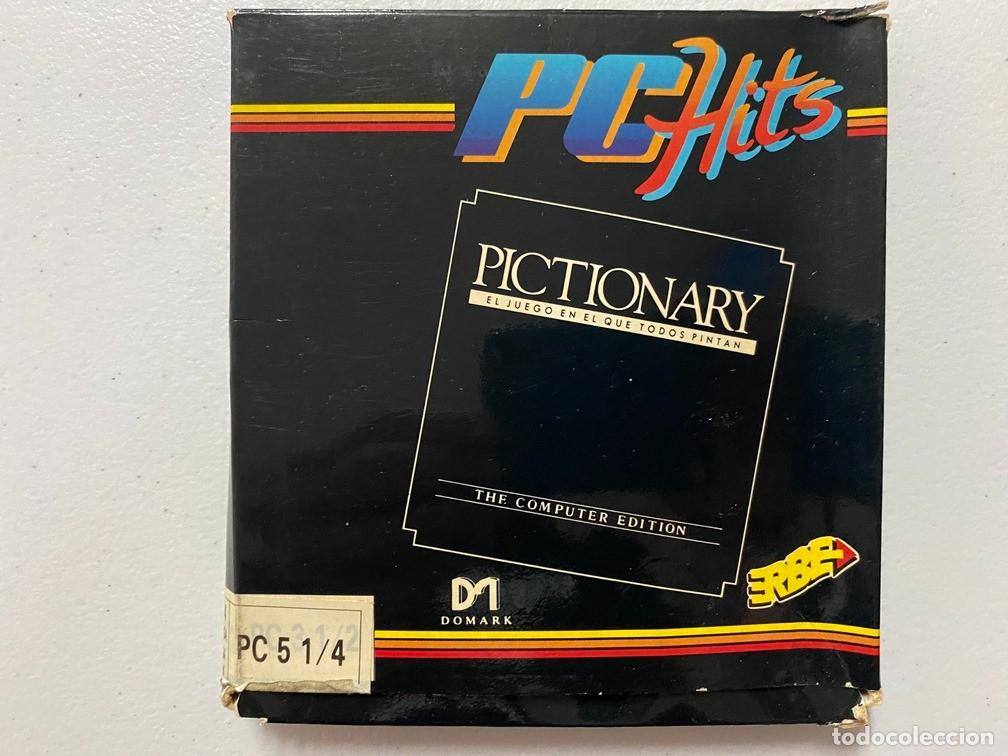 Videojuegos y consolas: PICTIONARY - PC Videojuego Caja PEQUE&Ntilde;A de cart&oacute;n
