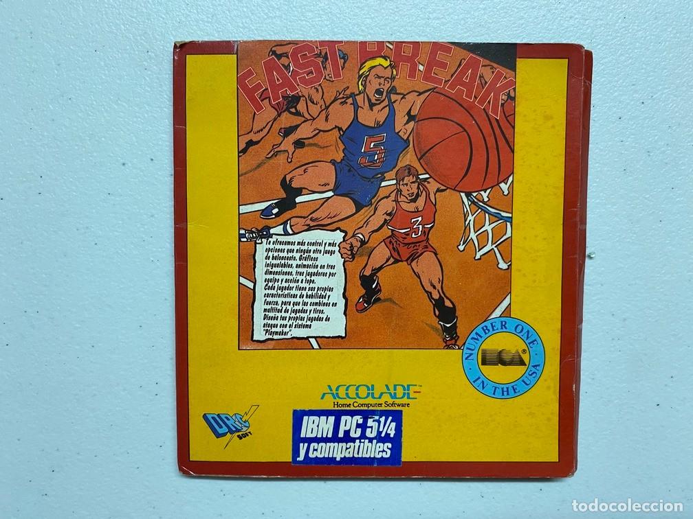 Videojuegos y consolas: FAST BREAK - PC Videojuego sobre peque&ntilde;o de cart&oacute;n