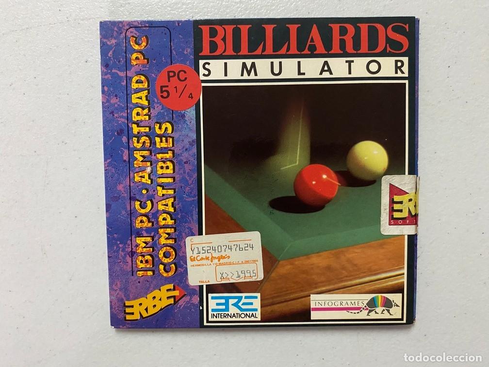 Videojuegos y consolas: BILLIARDS SIMULATOR - PC Videojuego sobre peque&ntilde;o de cart&oacute;n