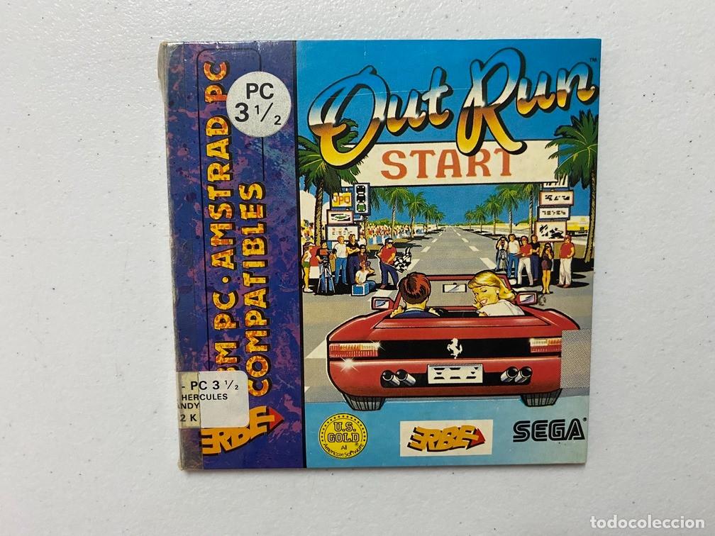 Videojuegos y consolas: OUT RUN - PC Videojuego sobre peque&ntilde;o de cart&oacute;n