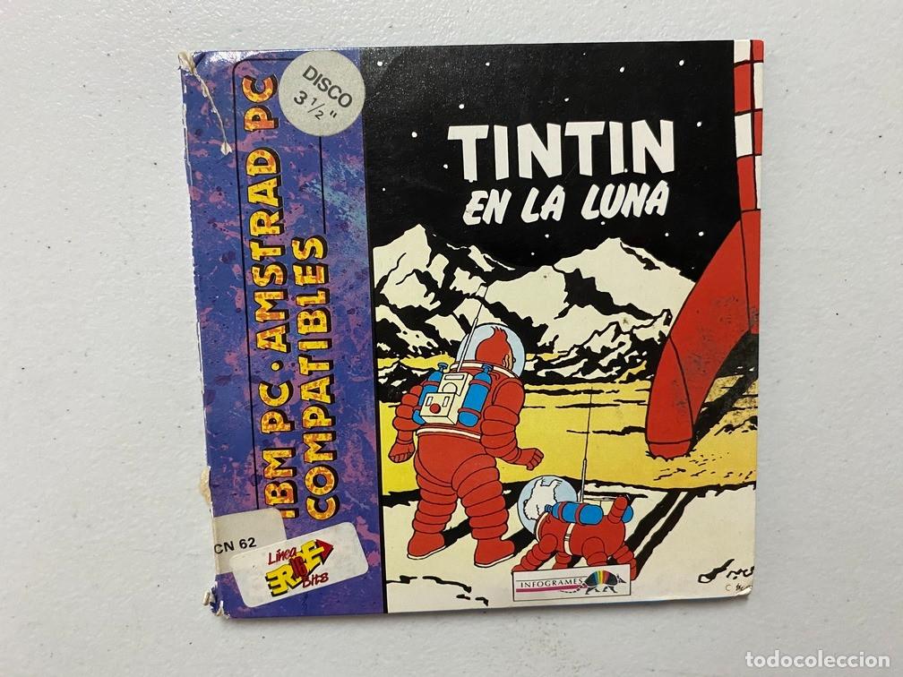 Videojuegos y consolas: TINT&Iacute;N EN LA LUNA - PC Videojuego sobre peque&ntilde;o de cart&oacute;n