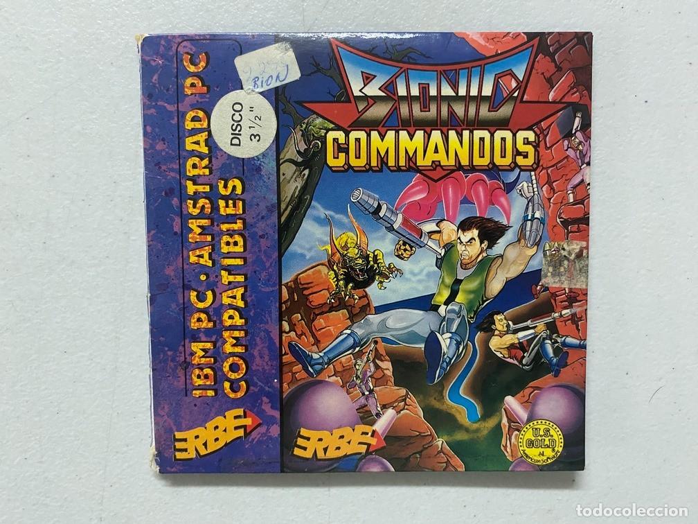 Videojuegos y consolas: BIONIC COMMANDOS - PC Videojuego sobre peque&ntilde;o de cart&oacute;n