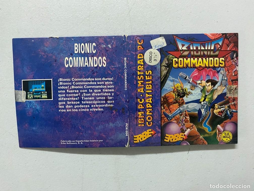 Videojuegos y consolas: BIONIC COMMANDOS - PC Videojuego sobre peque&ntilde;o de cart&oacute;n - Foto 3