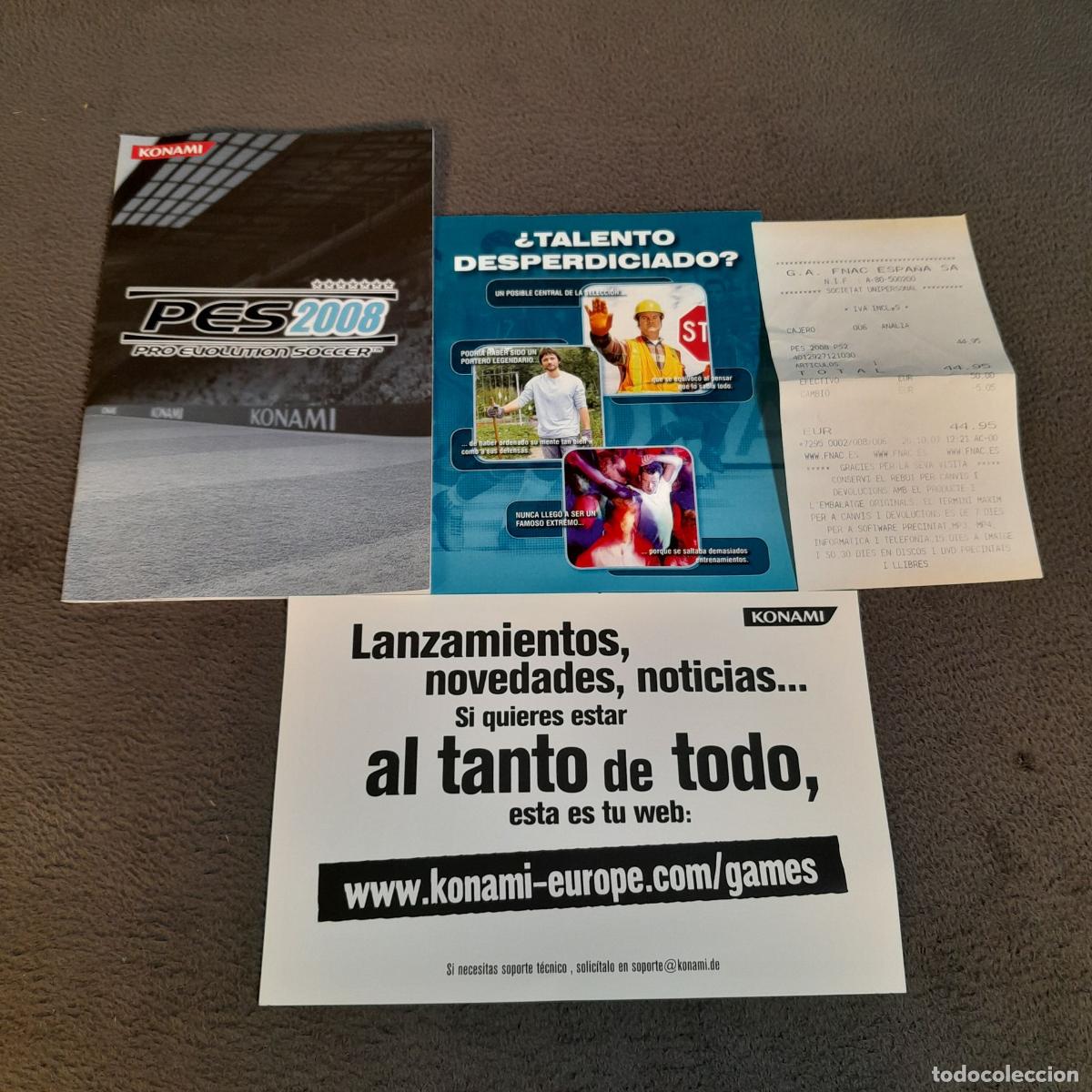 Videojuegos y consolas: VJ-49. PRO EVOLUTION SOCCER 2008. PLAYSTATION 2. 2007 - Foto 5