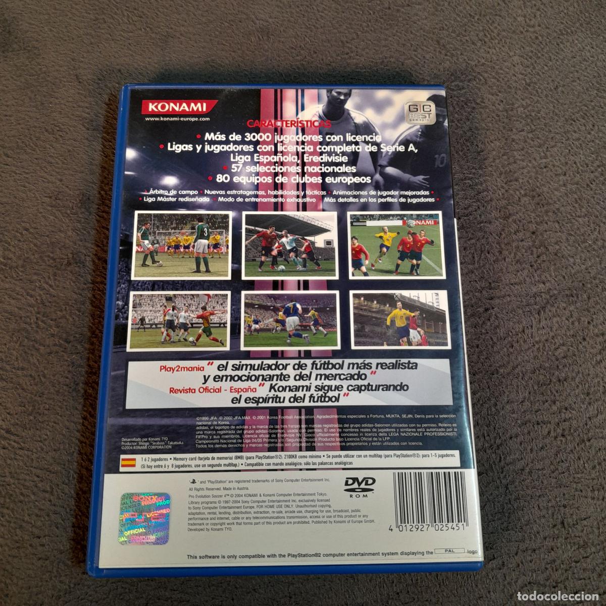 Videojuegos y consolas: VJ-46. PRO EVOLUTION SOCCER 4. PLAYSTATION 2. 2004 - Foto 2