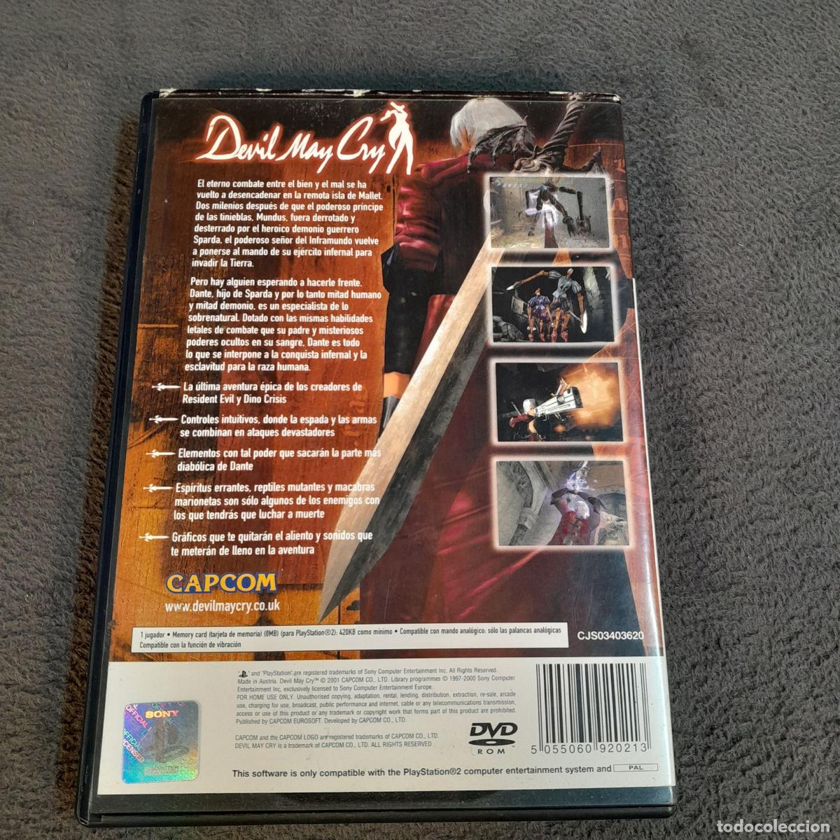 Videojuegos y consolas: VJ-44. DEVIL MAY CRY. PLAYSTATION 2. 2001 - Foto 4