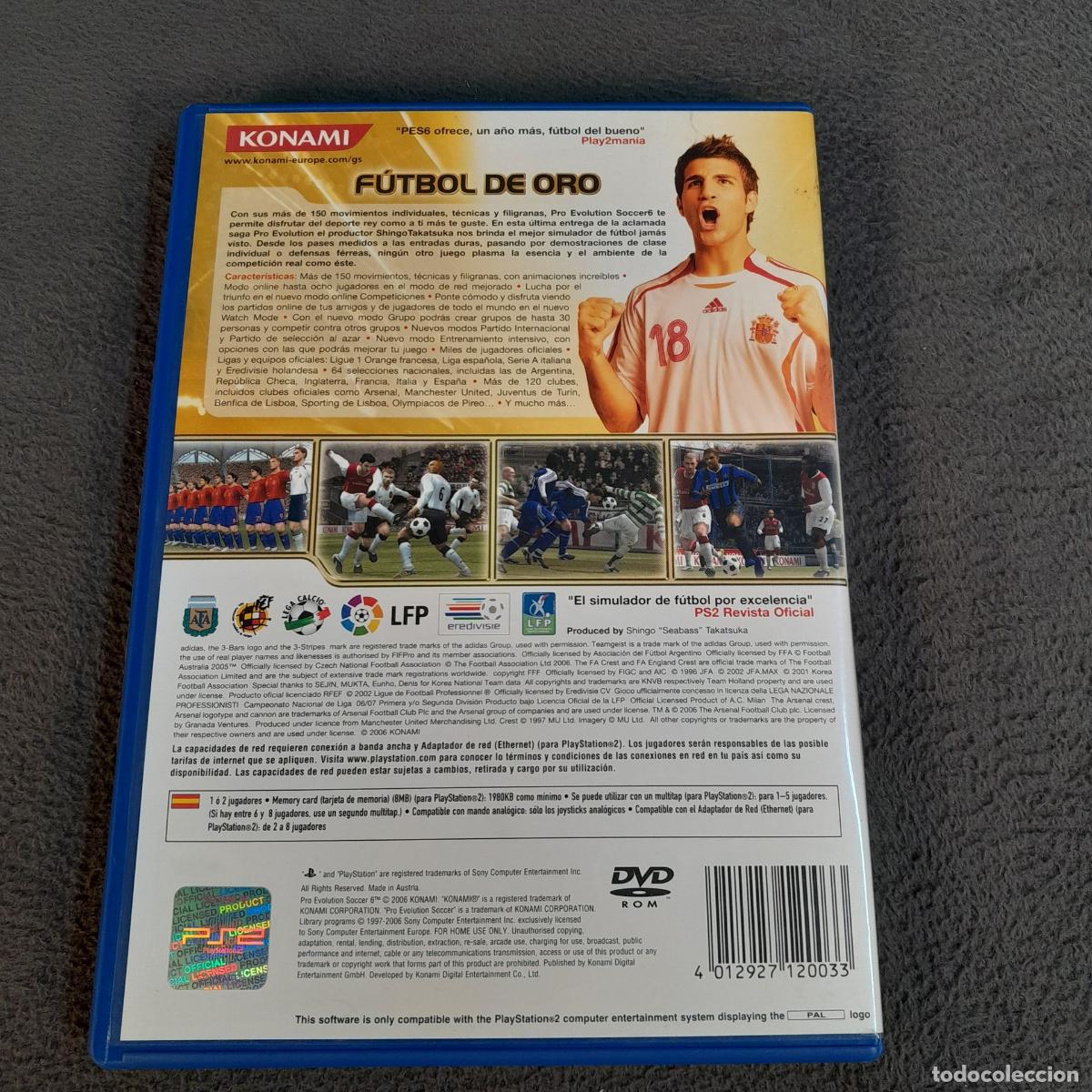 Videojuegos y consolas: VJ-37. PRO EVOLUTION SOCCER 6 PLAYSTATION 2. 2006 - Foto 2