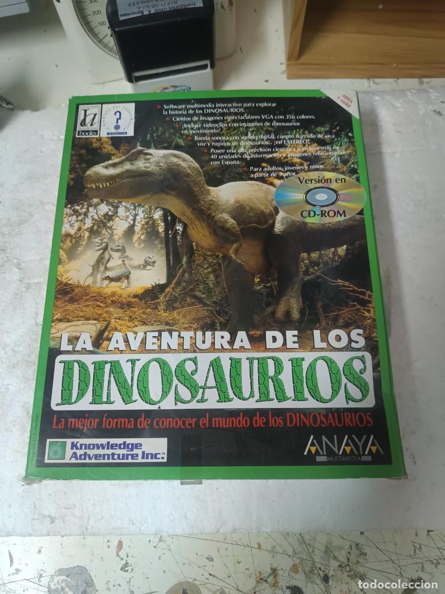 Videojuegos y consolas: Caja Juego pc la aventura de los dinosaurios Anaya