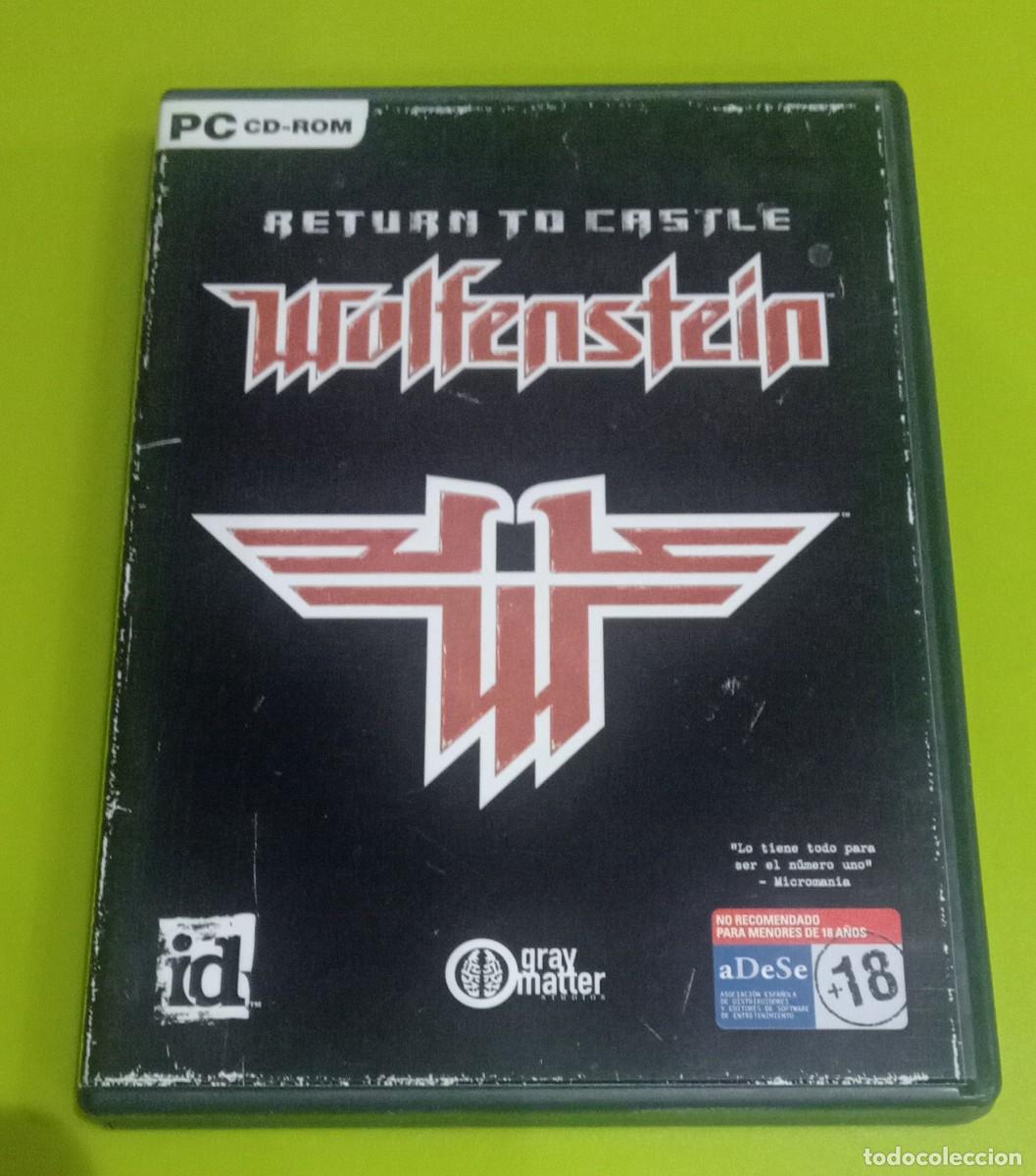 Videojuegos y consolas: Wolfenstein completo para PC en cd-rom