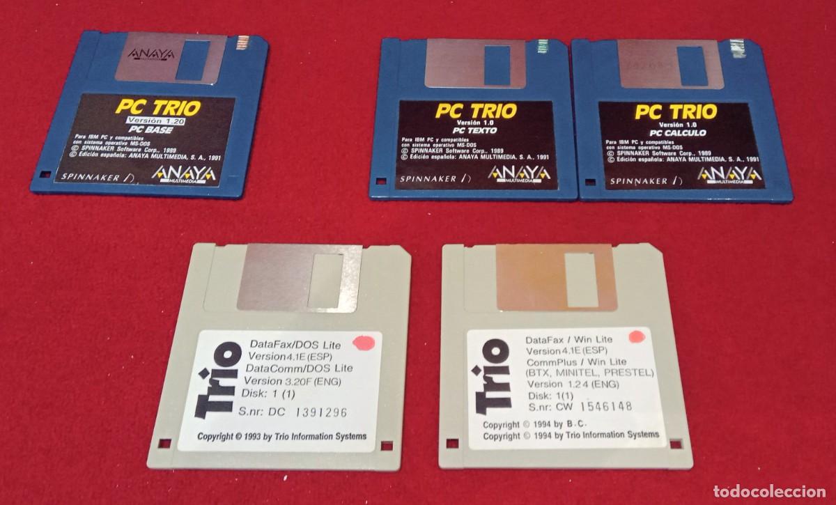 Videojuegos y consolas: Pc Trio-Packard Bell-QV Link en diskettes 3.5 - Foto 4