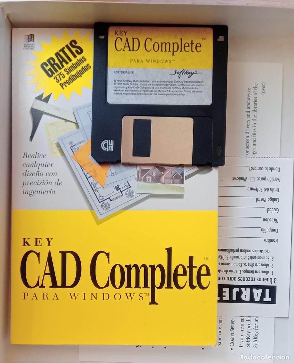 Videojuegos y consolas: Programa Key Cad Diskete 3.5 con su caja original - Foto 6