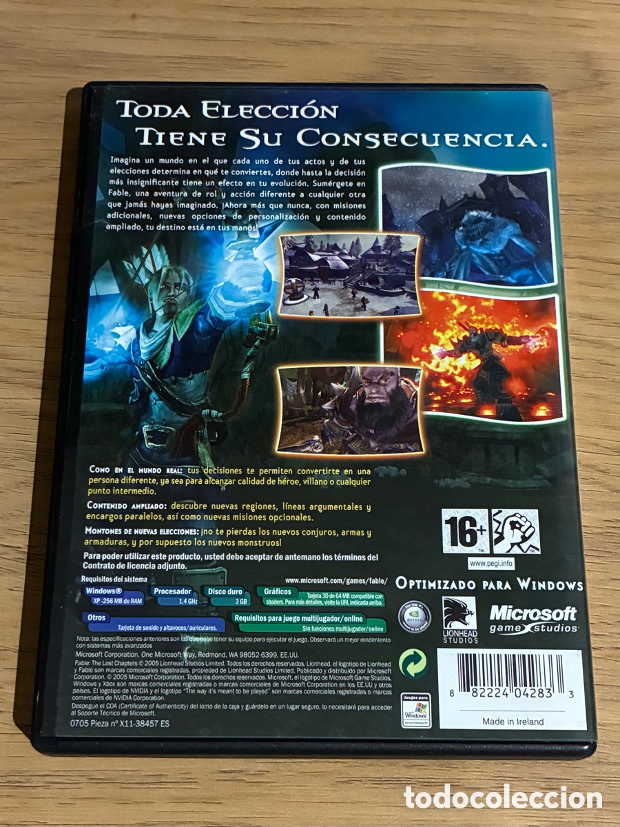 Videojuegos y consolas: Fable The Lost Chapters PC Espa&ntilde;ol - Foto 2