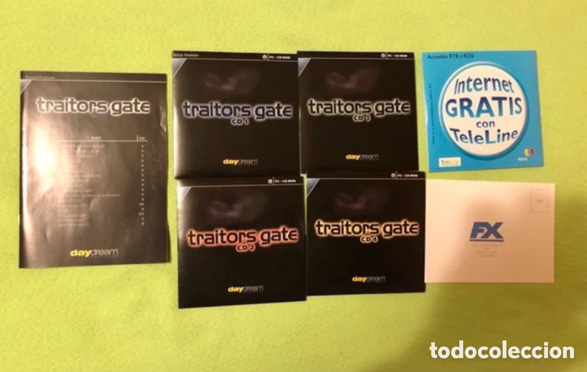 Videojuegos y consolas: Traitors Gate PC CD-ROM &ndash; FX Interactive &ndash; Big Box &ndash; 4 CDs + manual &ndash; Edici&oacute;n espa&ntilde;ola - Foto 4