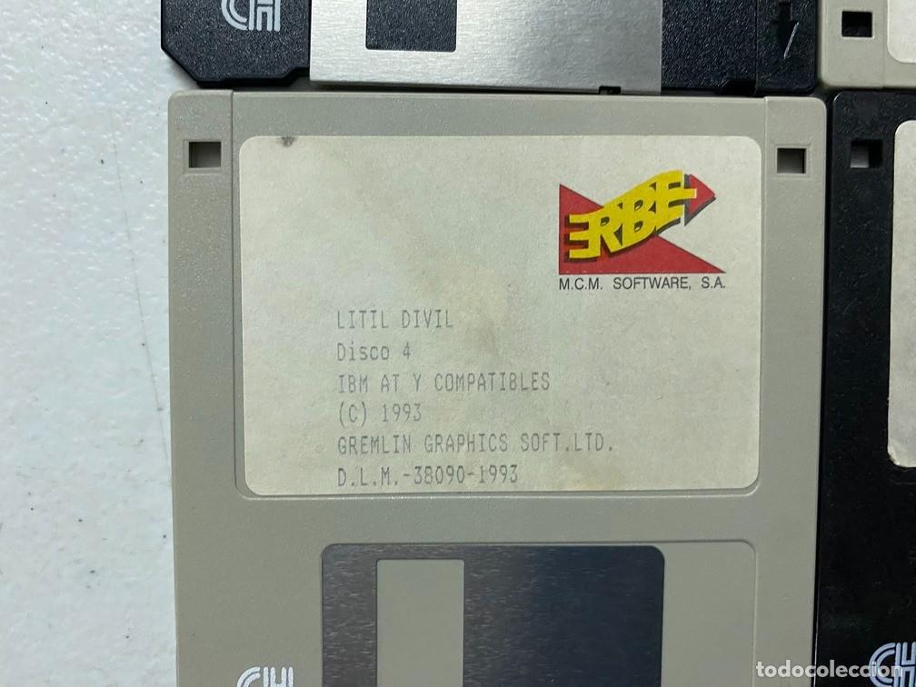Videojuegos y consolas: LITIL DIVIL - PC Videojuego - SOLO DISQUETES - Foto 5