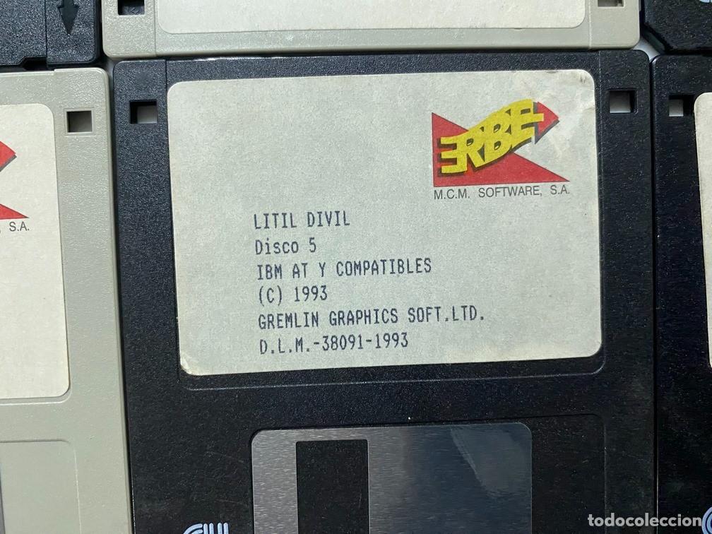 Videojuegos y consolas: LITIL DIVIL - PC Videojuego - SOLO DISQUETES - Foto 6