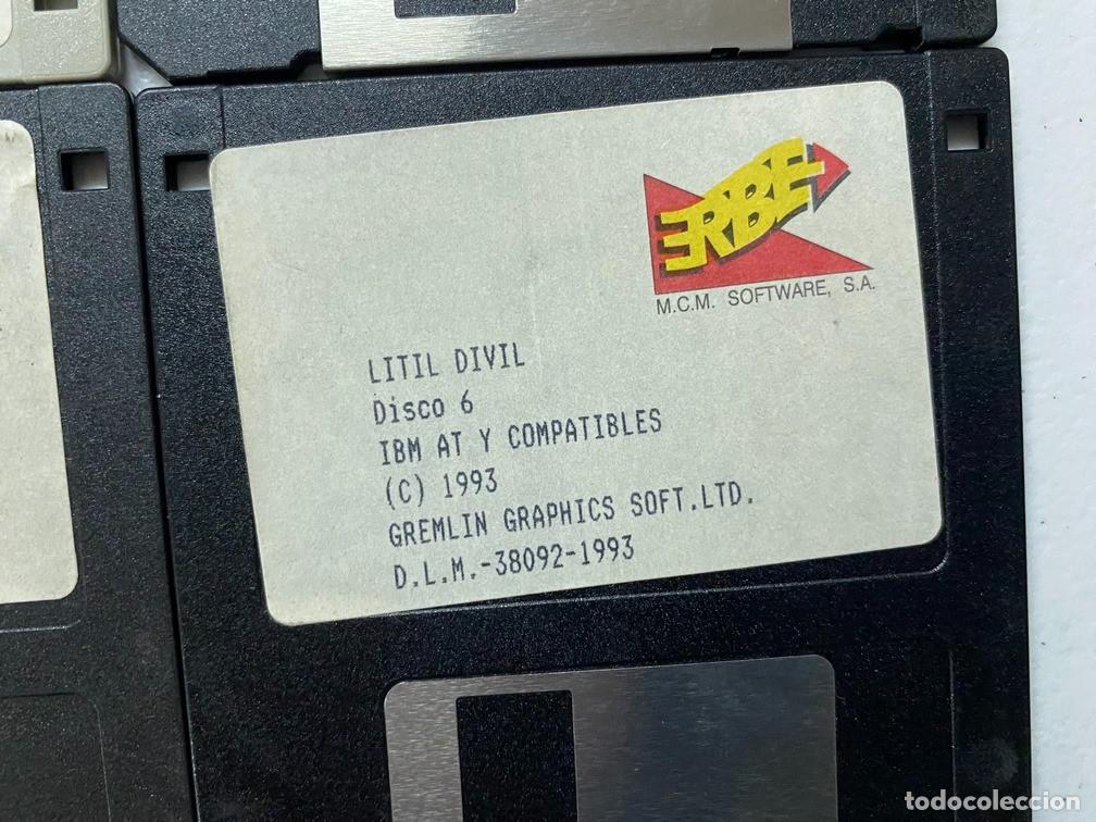 Videojuegos y consolas: LITIL DIVIL - PC Videojuego - SOLO DISQUETES - Foto 7