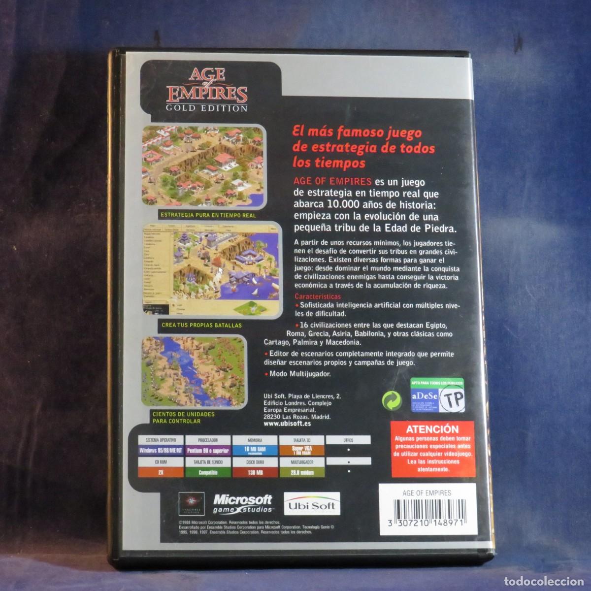 Videojuegos y consolas: AGE OF EMPIRES (GOLD EDITION) - PC - Foto 2