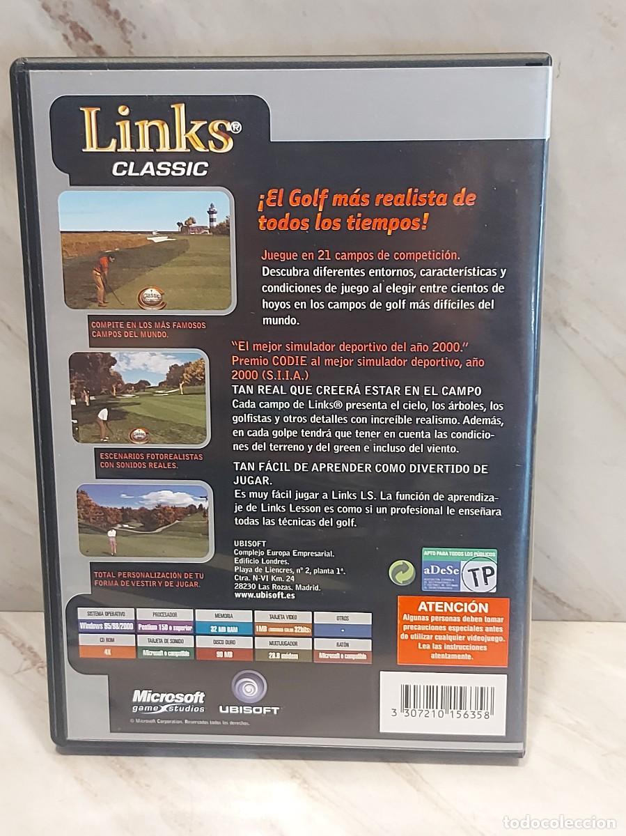 Videojuegos y consolas: LINKS CLASSIC | PC CD-ROM | 2 DISCOS + MANUAL CASTELLANO | CODEGAME UBISOFT | DE LUJO - Foto 3