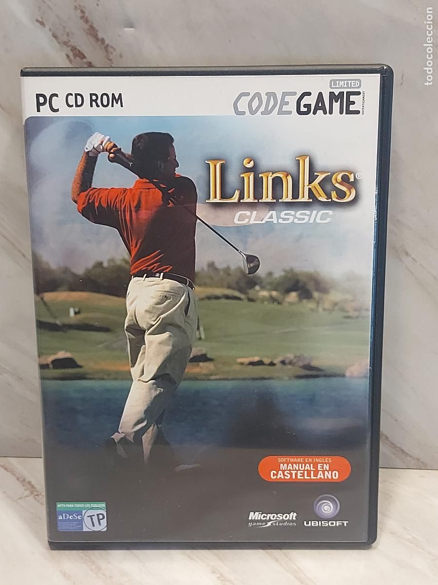 Videojuegos y consolas: LINKS CLASSIC | PC CD-ROM | 2 DISCOS + MANUAL CASTELLANO | CODEGAME UBISOFT | DE LUJO
