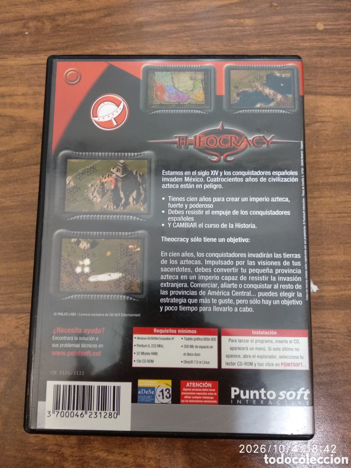 Videojuegos y consolas: PC CD-ROM Theocracy 1-2 - Foto 2