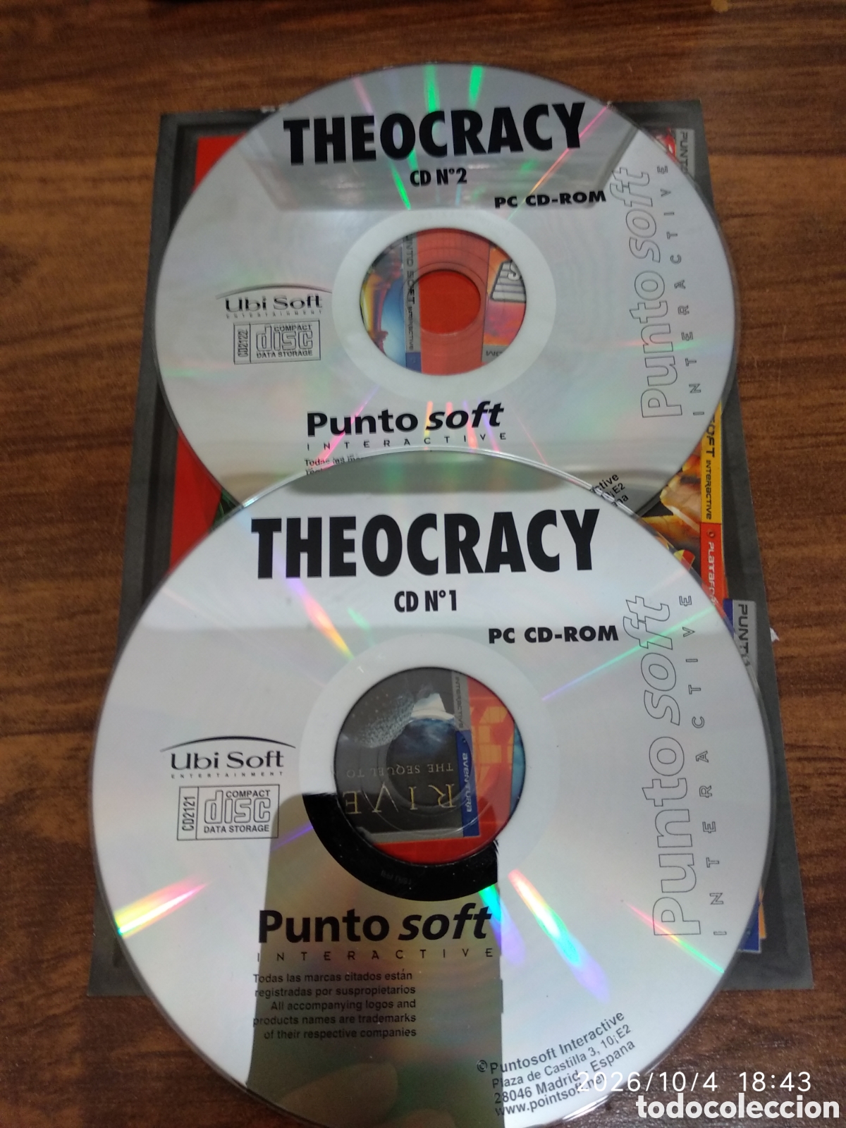 Videojuegos y consolas: PC CD-ROM Theocracy 1-2 - Foto 3