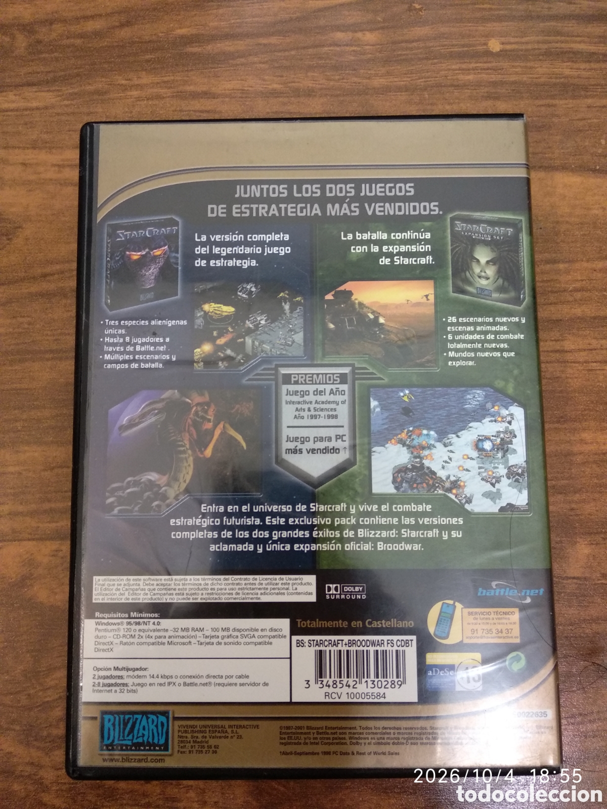 Videojuegos y consolas: Star Craft+Star Craft Brood War - Foto 2