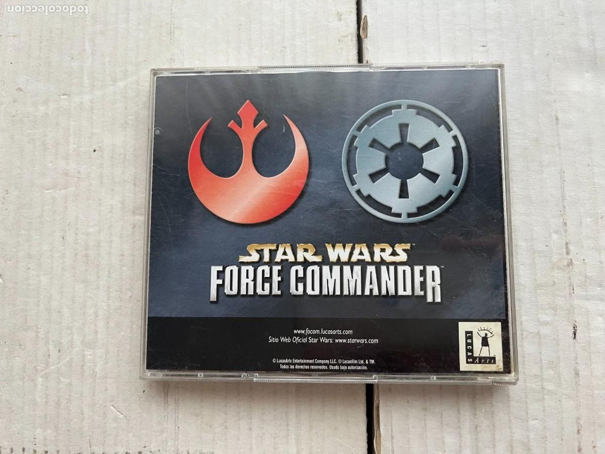 Videojuegos y consolas: STARWARS FORCE COMMANDER STAR WARS 2 CDS PC CD ROM KREATEN - Foto 2