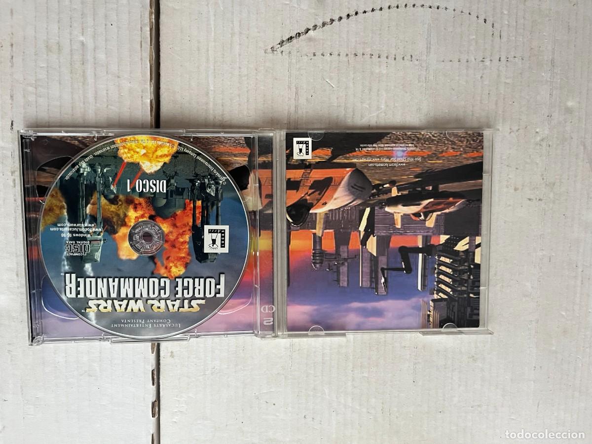 Videojuegos y consolas: STARWARS FORCE COMMANDER STAR WARS 2 CDS PC CD ROM KREATEN - Foto 5