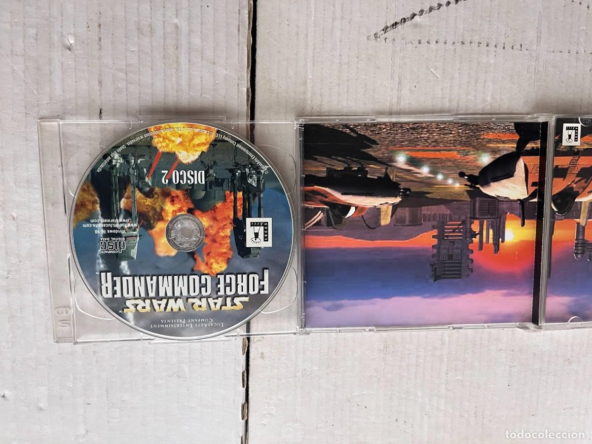 Videojuegos y consolas: STARWARS FORCE COMMANDER STAR WARS 2 CDS PC CD ROM KREATEN - Foto 6