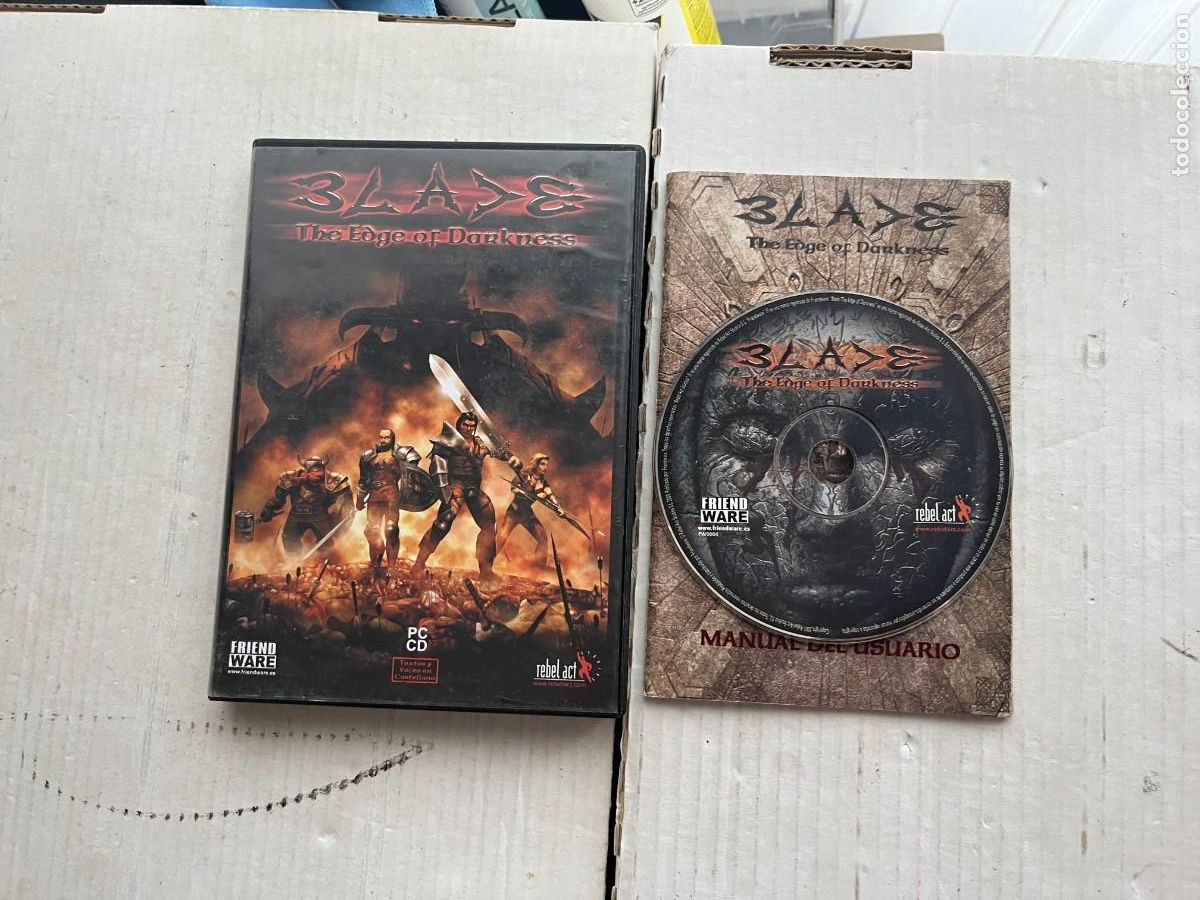 Videojuegos y consolas: BLADE EDGE OF DARKNESS PC CD ROM KREATEN