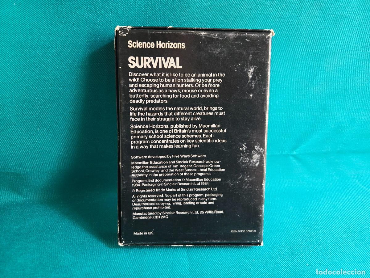 Videojuegos y consolas: JUEGO ZX SPECTRUM SURVIVAL - Foto 2