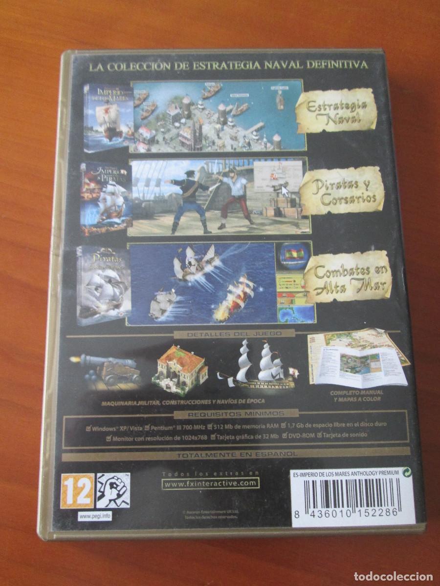 Videojuegos y consolas: IMPERIO DE LOS MARES - ANGHOLOGY - JUEGO PC DVD - Foto 3