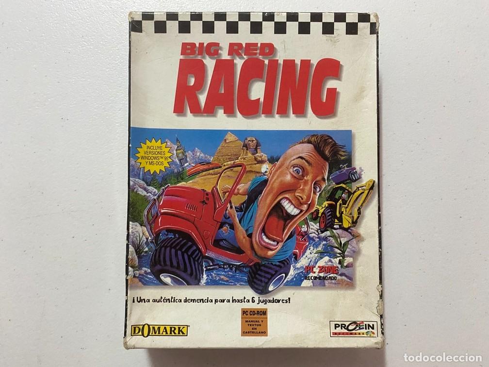 Videojuegos y consolas: Big Red Racing - PC Videojuego - CAJA CART&Oacute;N - CD