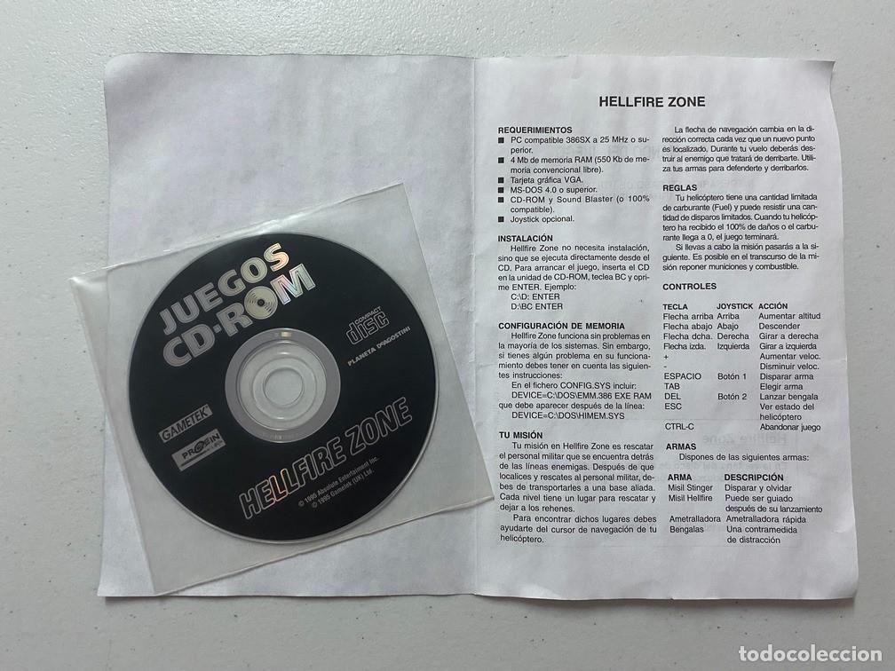 Videojuegos y consolas: Hellfire Zone - PC Videojuego - CAJA CART&Oacute;N - CD - Foto 6