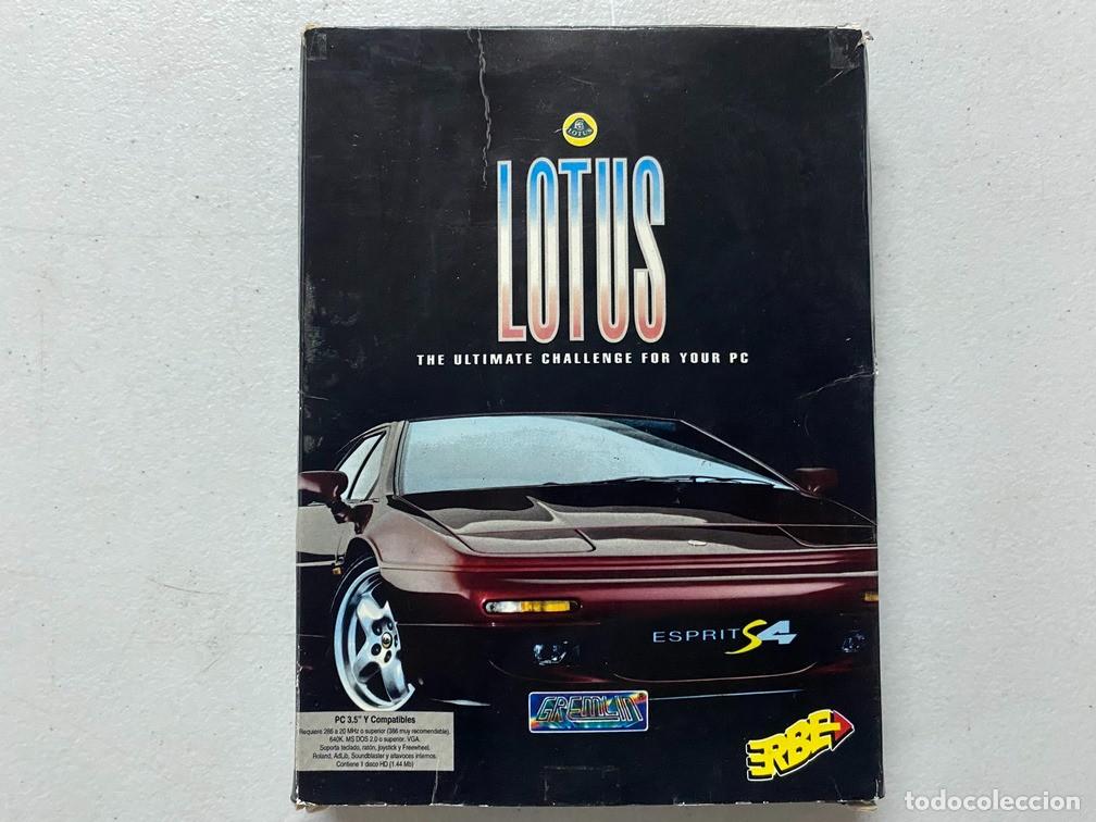 Videojuegos y consolas: LOTUS - PC Videojuego - CAJA CART&Oacute;N - DISQUETE