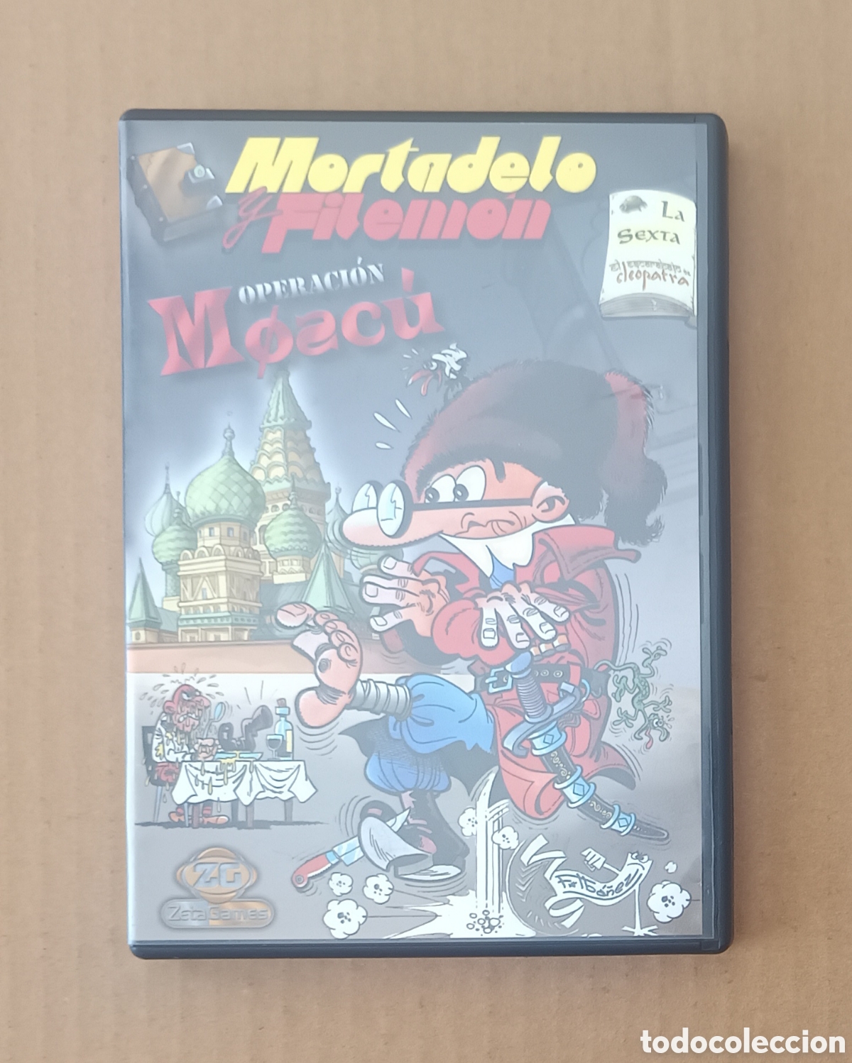 Videojuegos y consolas: Juego PC CD-ROM Mortadelo y Filem&oacute;n: Operaci&oacute;n Mosc&uacute; (Zeta Games, 2001). Con manual.